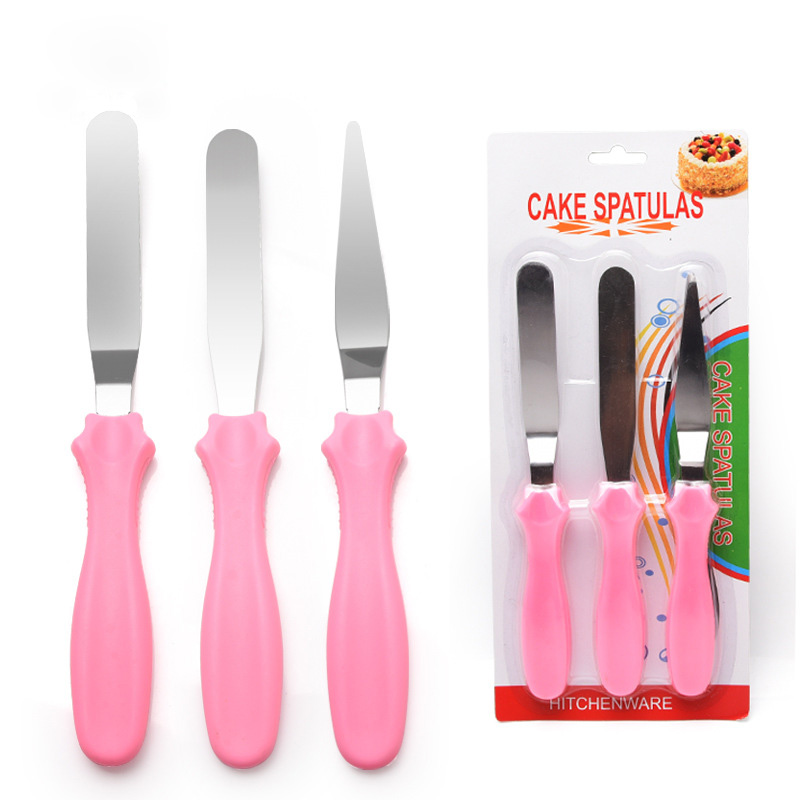 Okonomiyaki Spatula - 3 pçs/set bolo espátula manteiga gelo