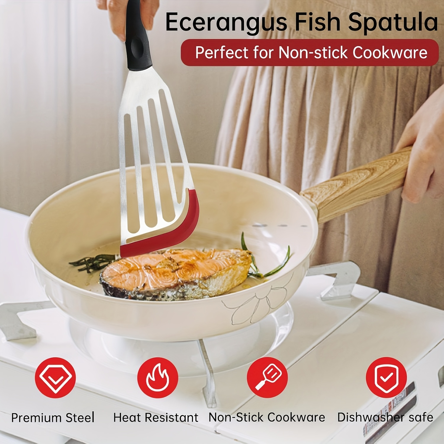 Espátula de silicone de aço in - Okonomiyaki Spatula avaliação e preço