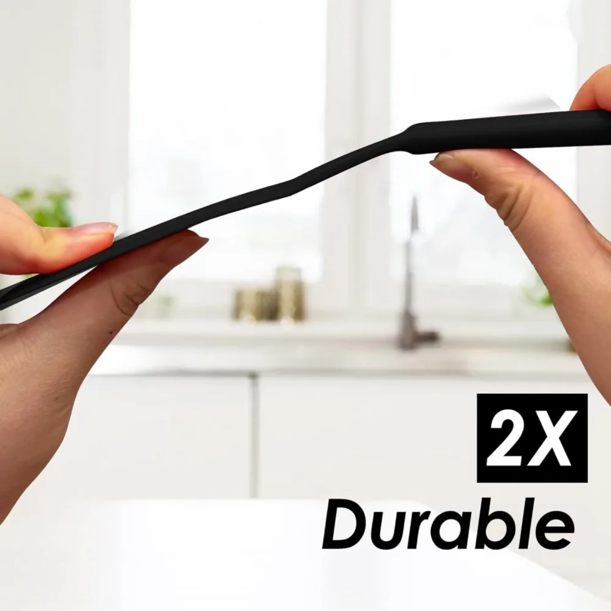 Espátula fina de silicone de q - Okonomiyaki Spatula avaliação e preço