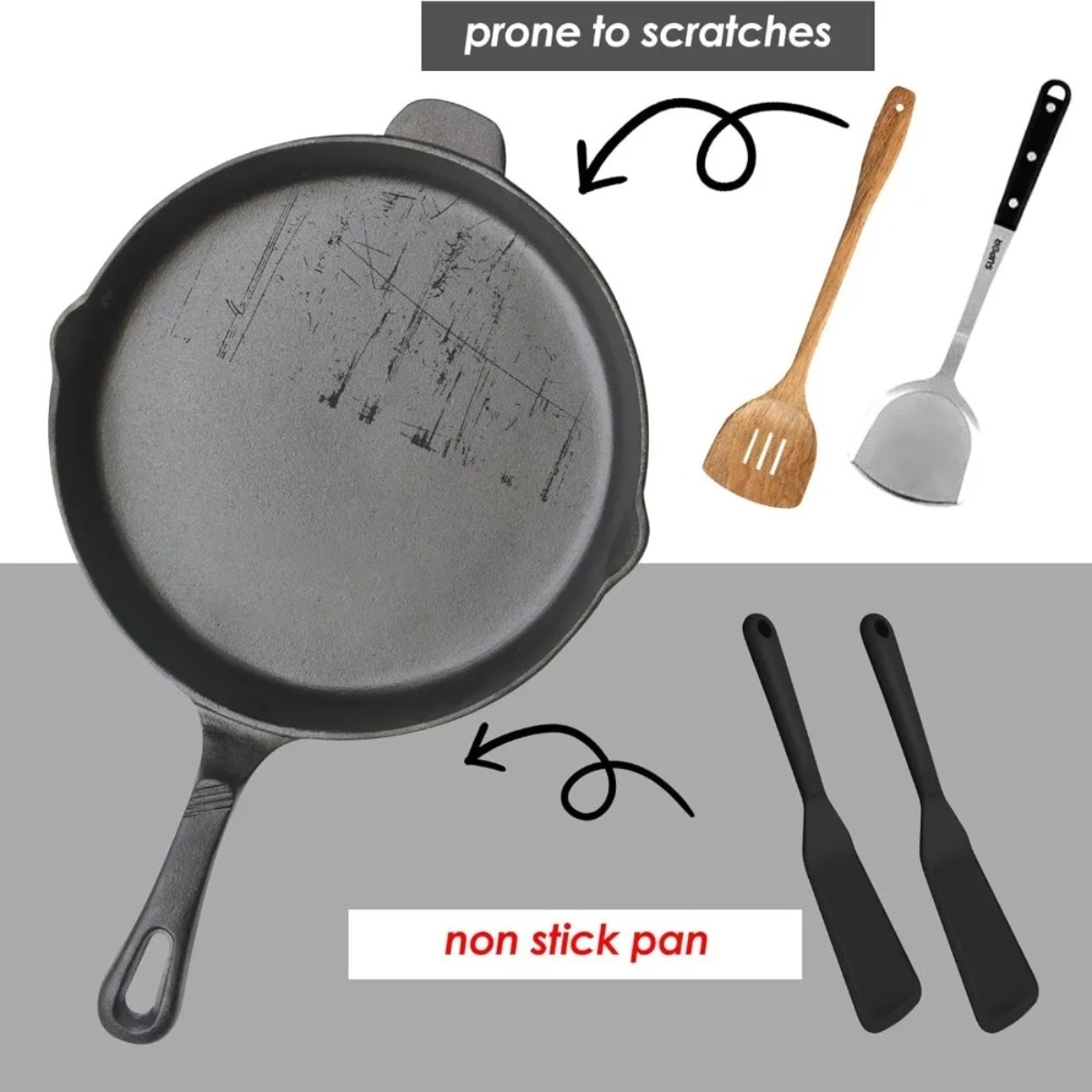 Espátula fina de silicone de q - Okonomiyaki Spatula avaliação e preço
